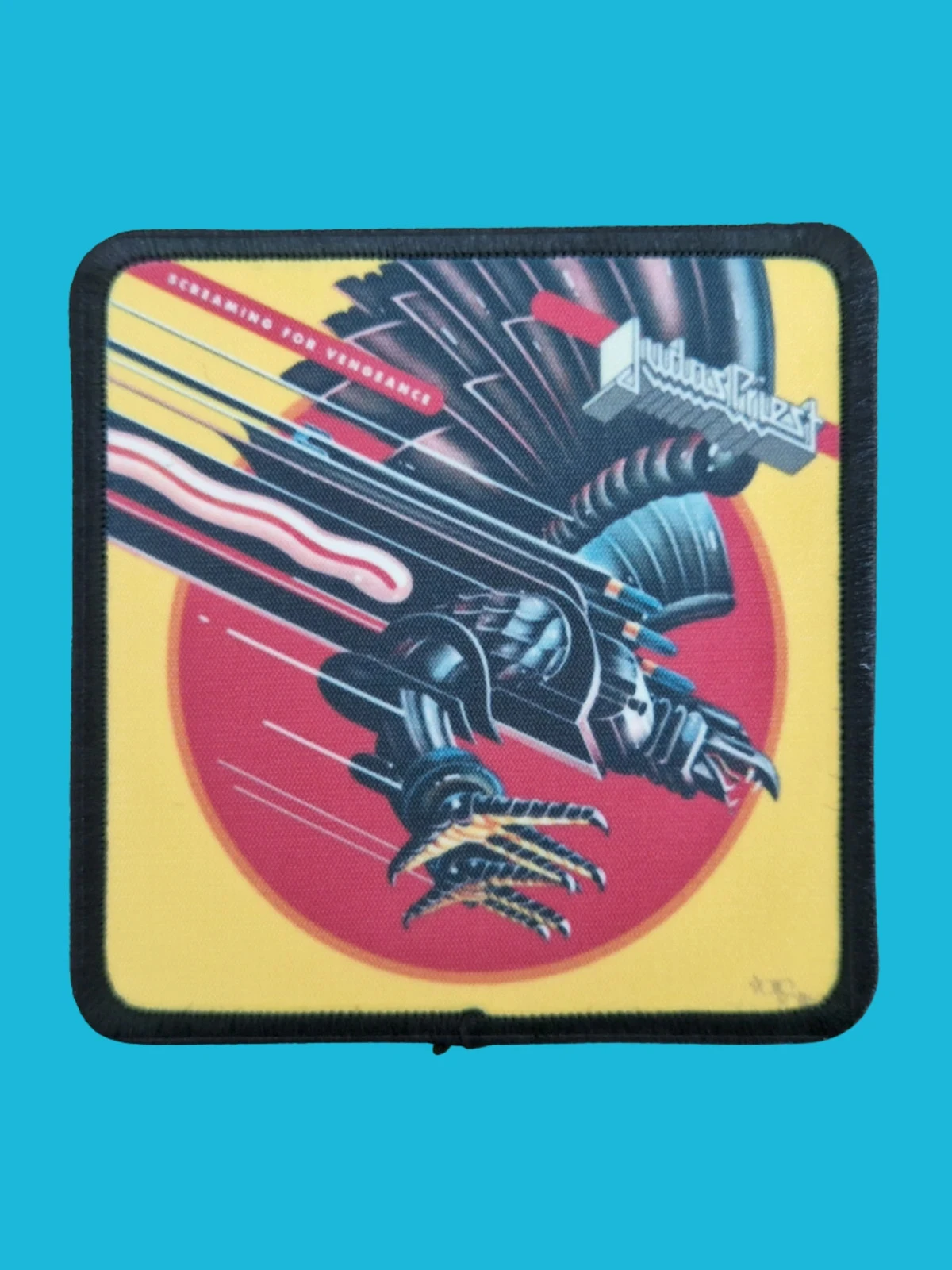Patch Judas Priest - Screaming for Vengeance - Imprimé - Carré de 7,5 x 7,5 centimètres